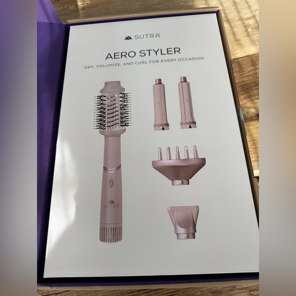NEW IN BOX Sutra Aero Styler ~ Pink ~ Never opened! Giftable! - Picture 8 of 8